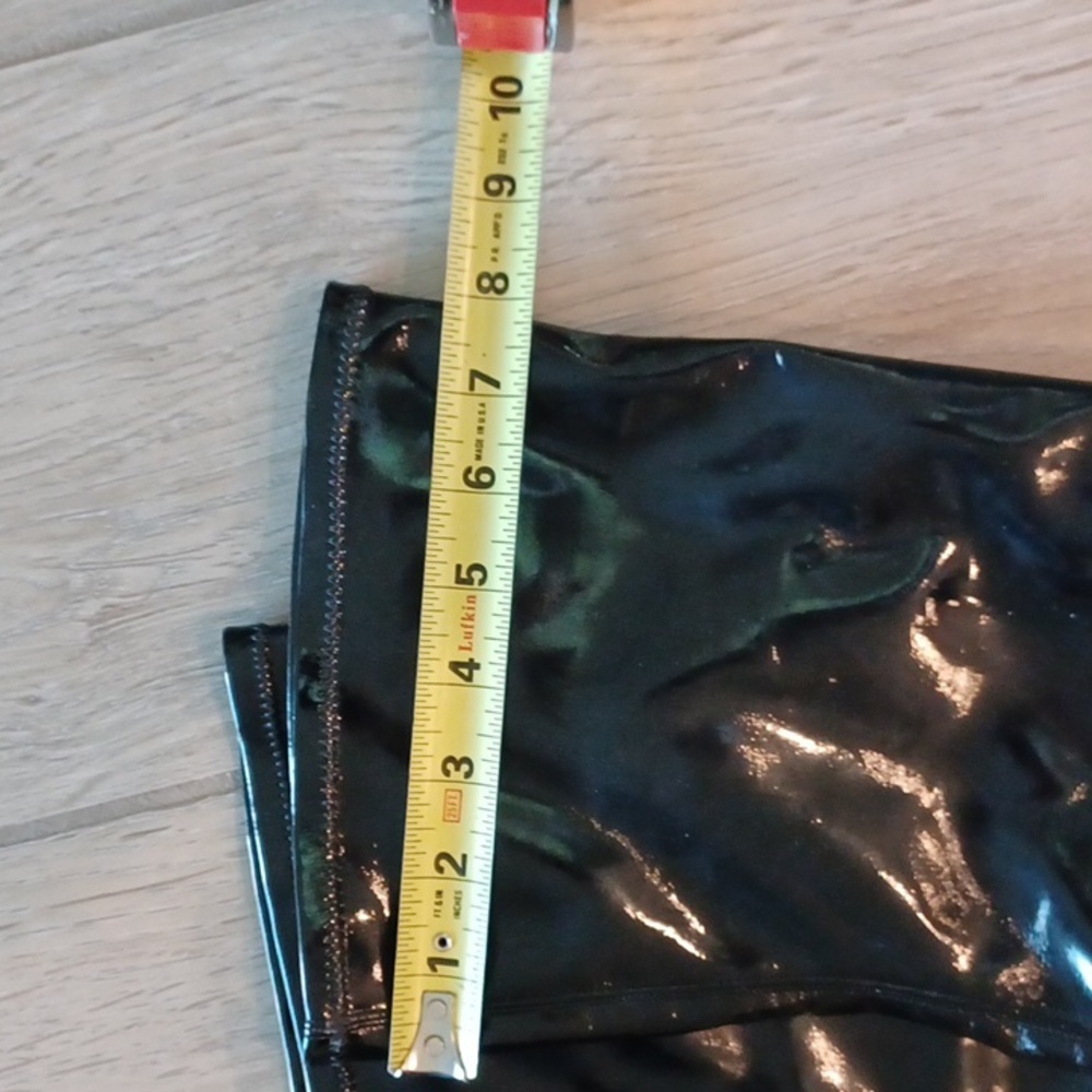 New Schutz Black Darlyn Patent Leather OTK Platform Boots 9.5 Cosplay Black - Picture 14 of 16